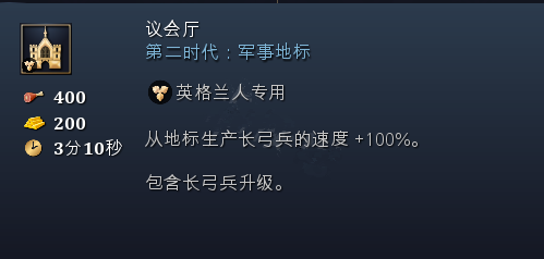 帝国时代4英格兰奇观介绍汇总