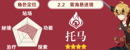 原神托马介绍与配队推荐