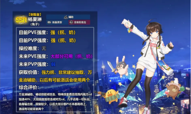 异界事务所全ssr及部分sr强度排行一览