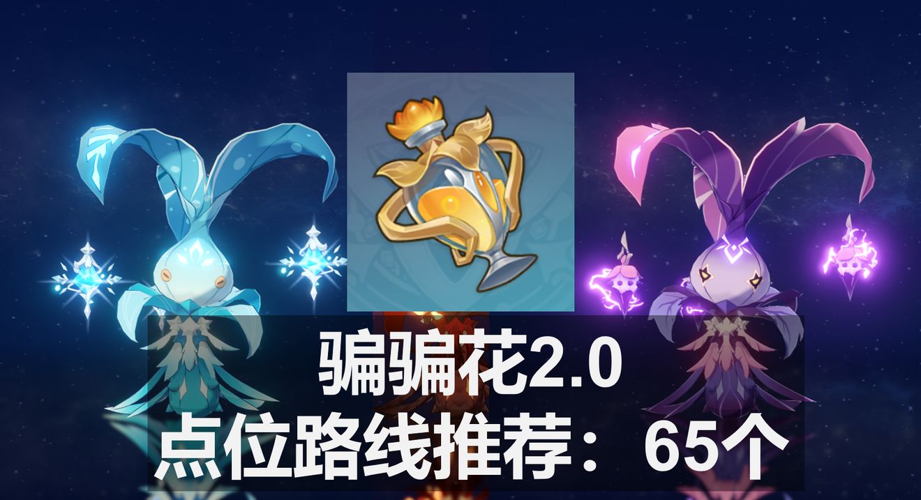 原神骗骗花点位路线一览