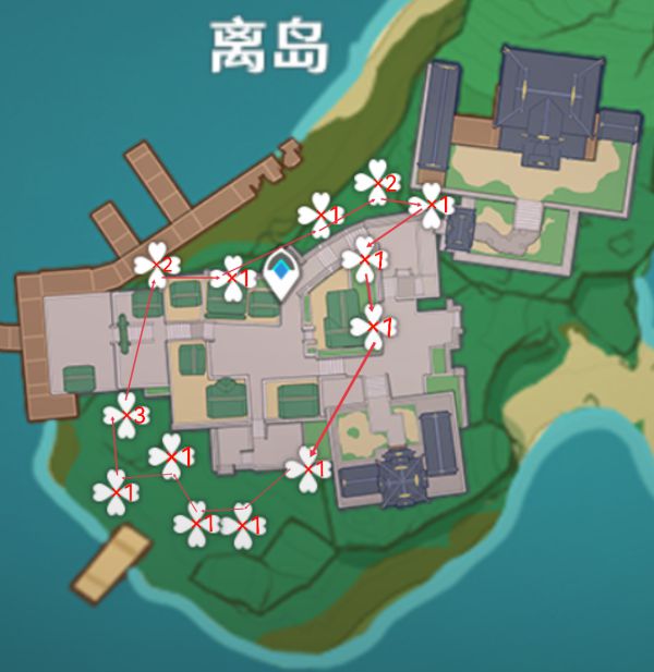 原神2.2版稻妻地区木材采集路线一览