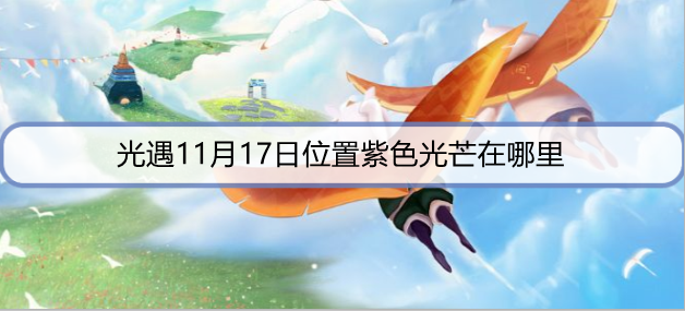 光遇11月17日位置紫色光芒在哪里
