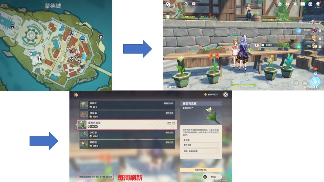 原神阿贝多材料收集路线一览