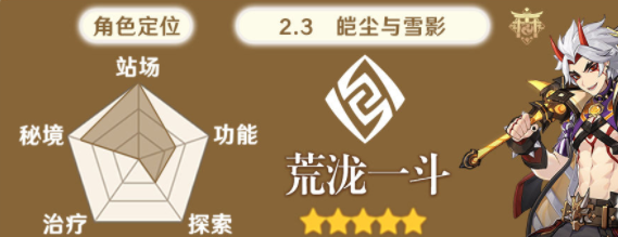 原神荒泷一斗及五郎解析及配队