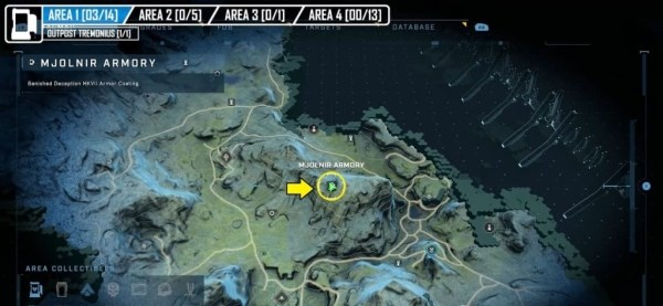 光环无限雷神之锤储物柜第一区域位置一览