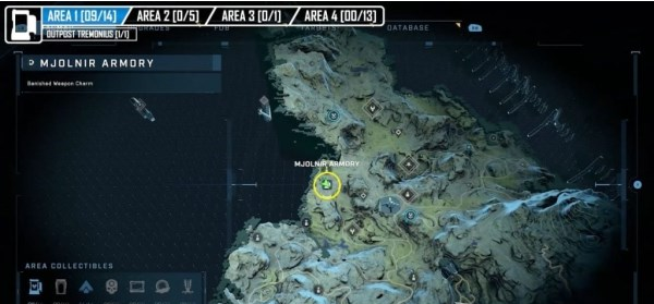 光环无限雷神之锤储物柜第一区域位置一览