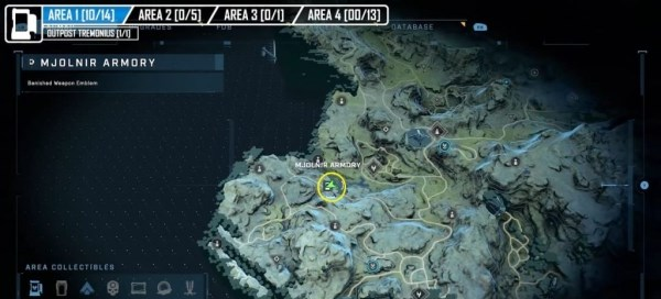 光环无限雷神之锤储物柜第一区域位置一览