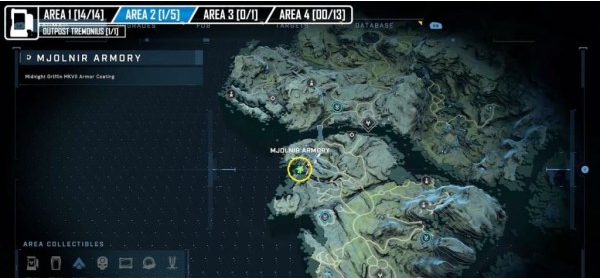 光环无限雷神之锤储物柜第二三区域位置一览