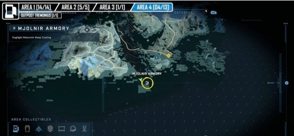 光环无限雷神之锤储物柜第四区域位置一览
