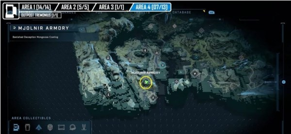 光环无限雷神之锤储物柜第四区域位置一览