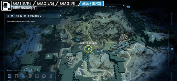 光环无限雷神之锤储物柜第四区域位置一览