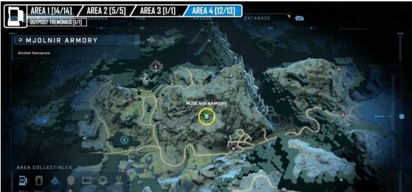 光环无限雷神之锤储物柜第四区域位置一览