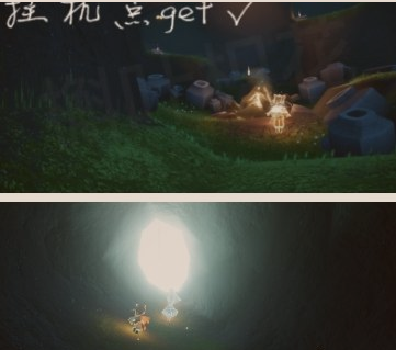 光遇挂机点在哪