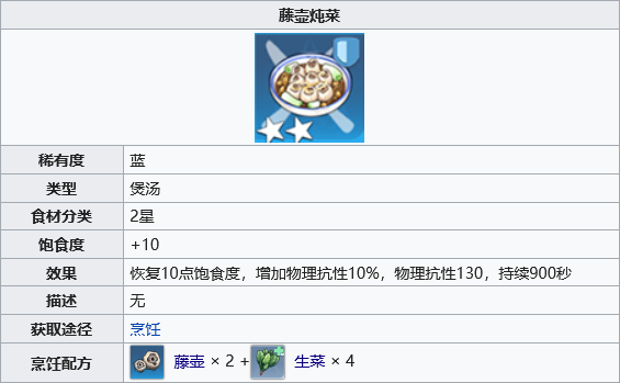 幻塔藤壶炖菜制作方法介绍