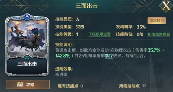 文明与征服五星全A技能超低配突击队阵容推荐