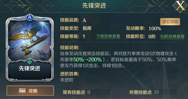 文明与征服五星全A技能超低配突击队阵容推荐