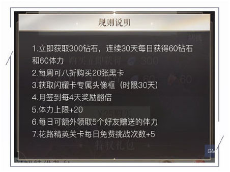 璀璨星途特权卡使用说明