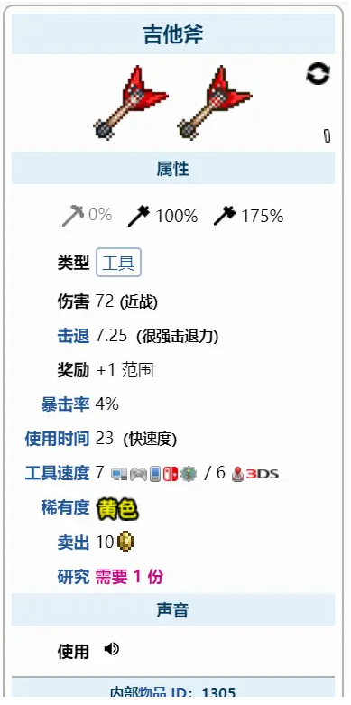 泰拉瑞亚稀有道具一览和介绍