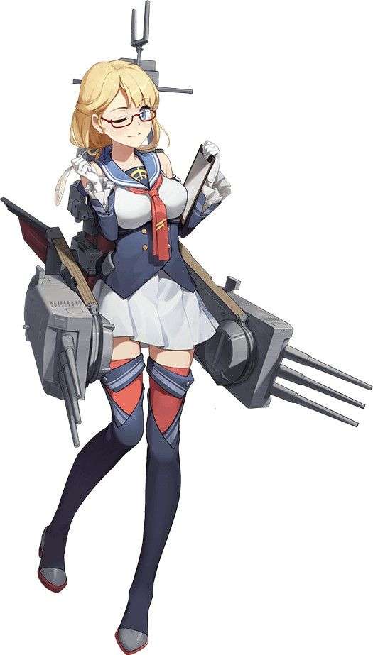 吸引人的战舰少女r宵月大破立绘预览——驱逐舰宵月特色展示