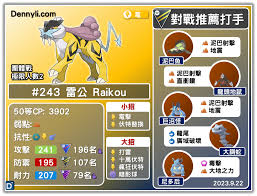 精灵宝可梦GO：雷公捕捉全攻略与属性解析