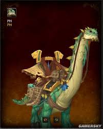 '震撼视觉！8.0版本新坐骑：巨幅雷龙傲游艾泽拉斯'