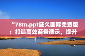 78m.ppt文件是什么意思