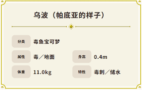 宝可梦朱紫中乌波的表现如何？